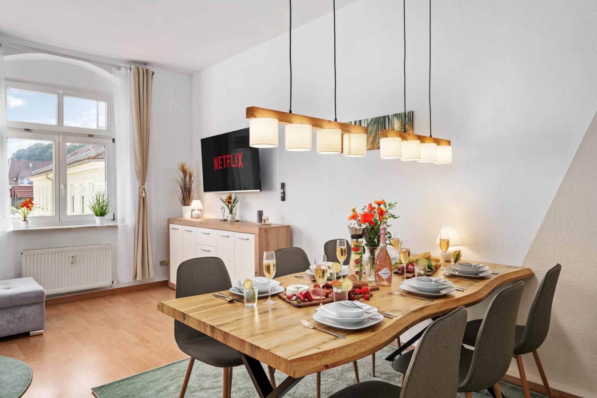 Neu Meissen Altstadt Familyoase Wlan Netflix Magenta Disney Luaran gambar