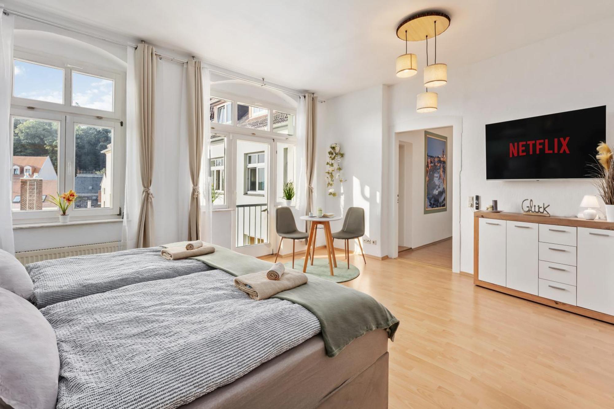 Neu Meissen Altstadt Familyoase Wlan Netflix Magenta Disney Luaran gambar